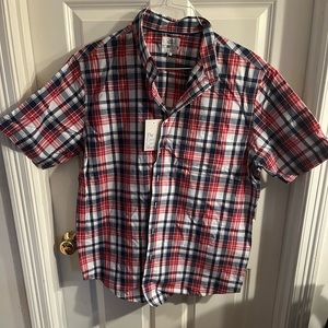 Mens short sleeve button down szxl NWT